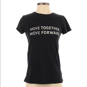 NWOT Athleta Daily Organic Crew Tee Black Size Med